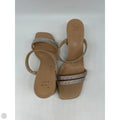 Sandals Heels Block By A New Day In Tan, Size: 10