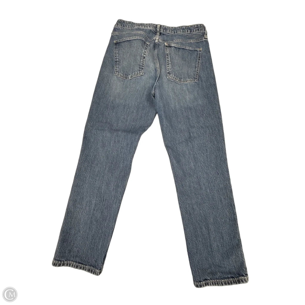 Jeans Boyfriend By Gap In Blue Denim, Size: 12