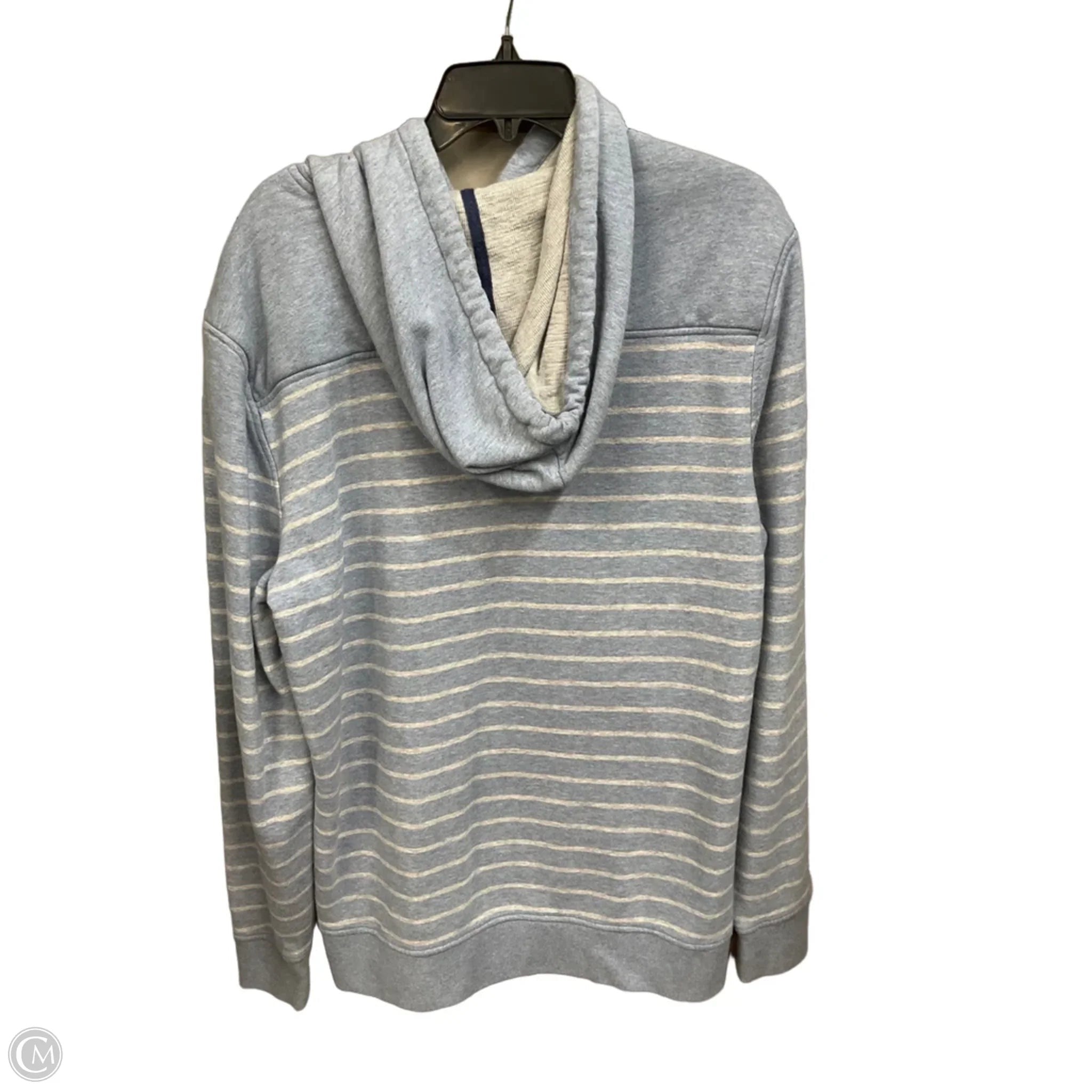 Sweatshirt Hoodie By Vineyard Vines In Striped Pattern, Size: L