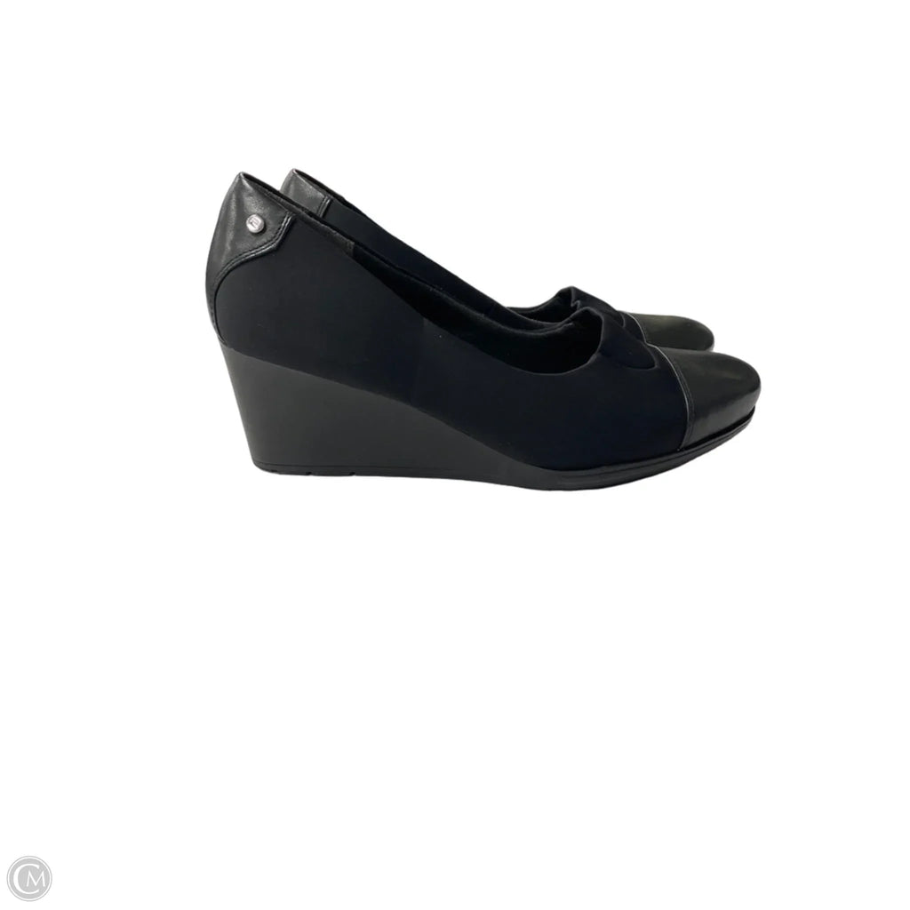 Shoes Heels Wedge By Rockport In Black, Size: 8