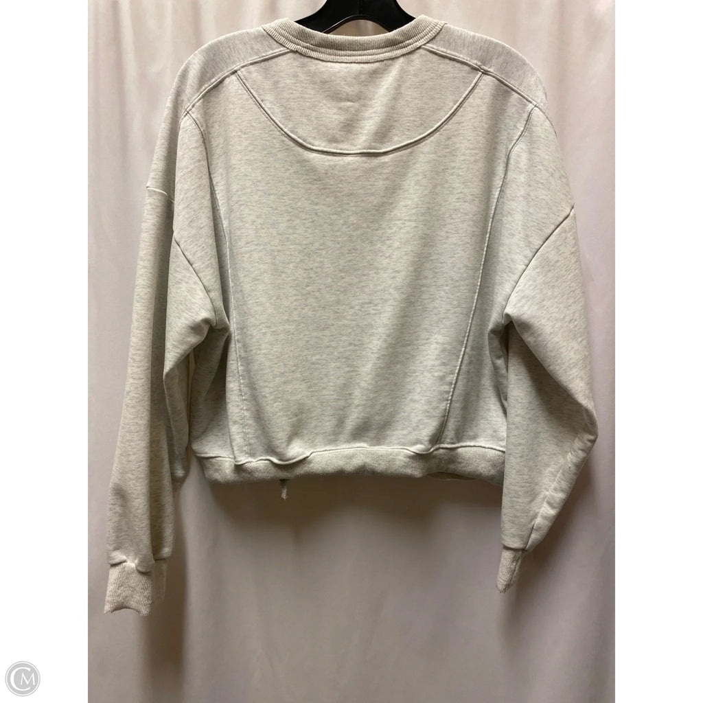 Sweatshirt Crewneck By Clothes Mentor In Grey, Size: M