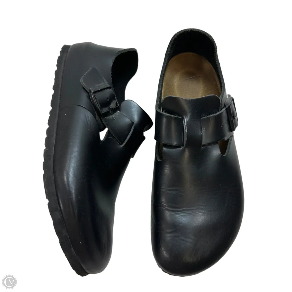 Shoes Flats By Birkenstock In Black, Size: 11