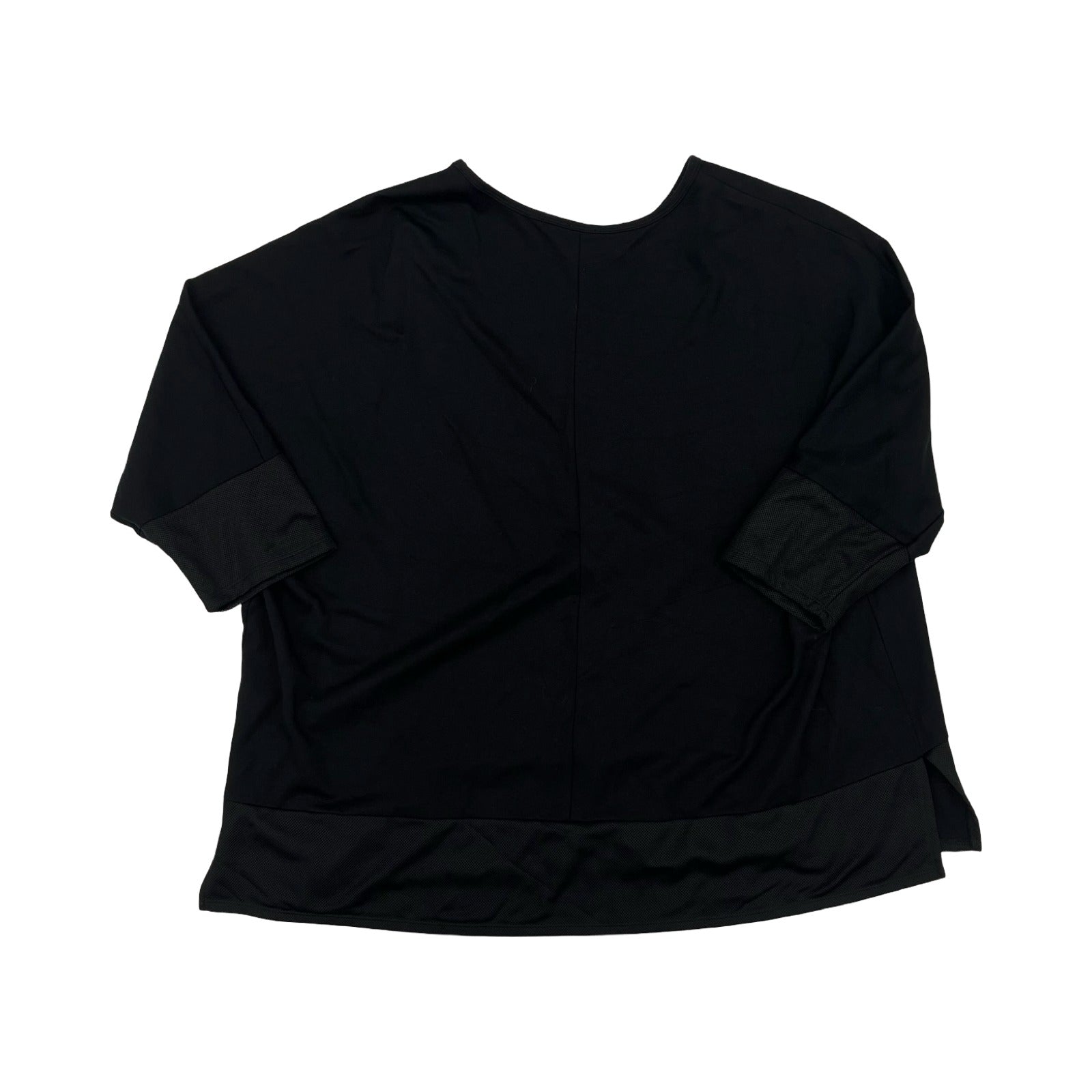 Blouse Ss By Anne Klein In Black, Size:3X