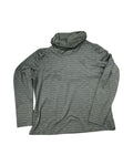 Athletic Top Ls Collar By The North Face In Green, Size:Xl