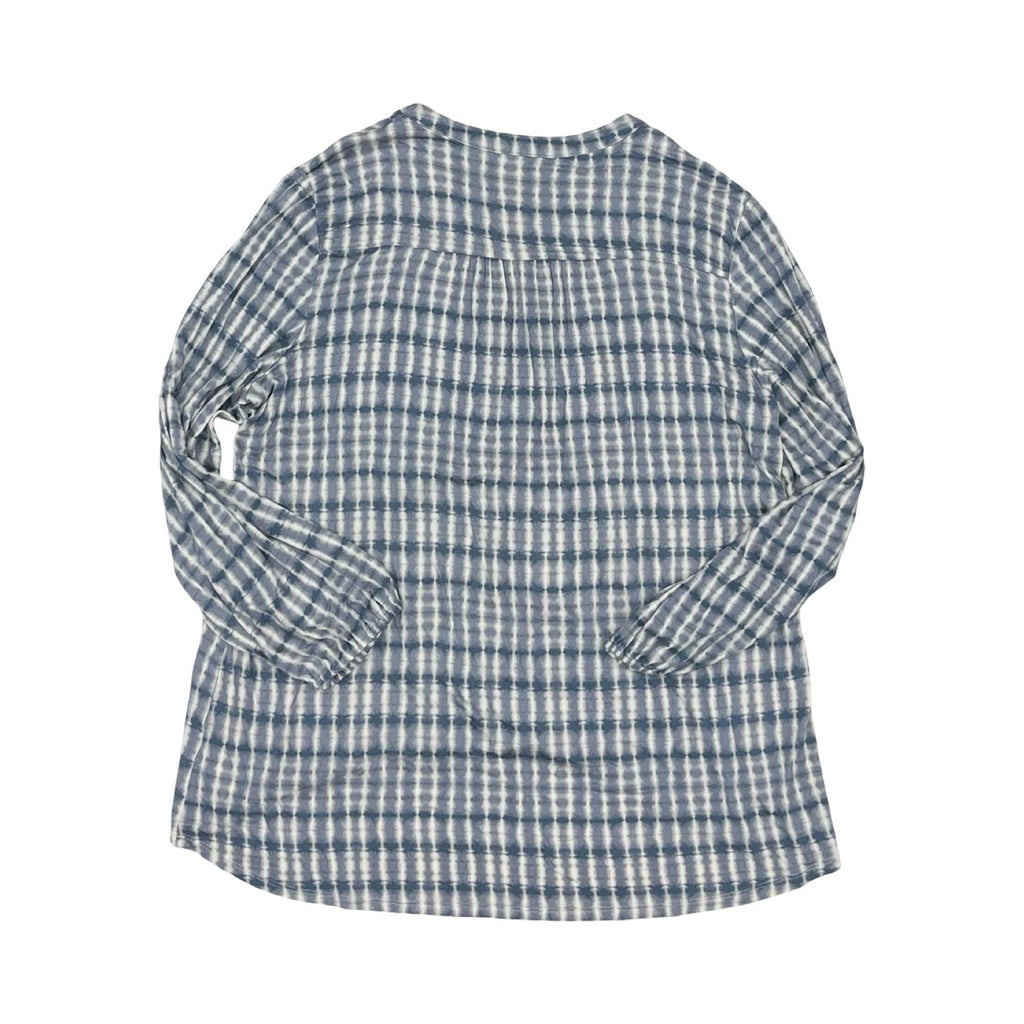 Top Ls By Wonderly In Blue & White, Size:Xxl