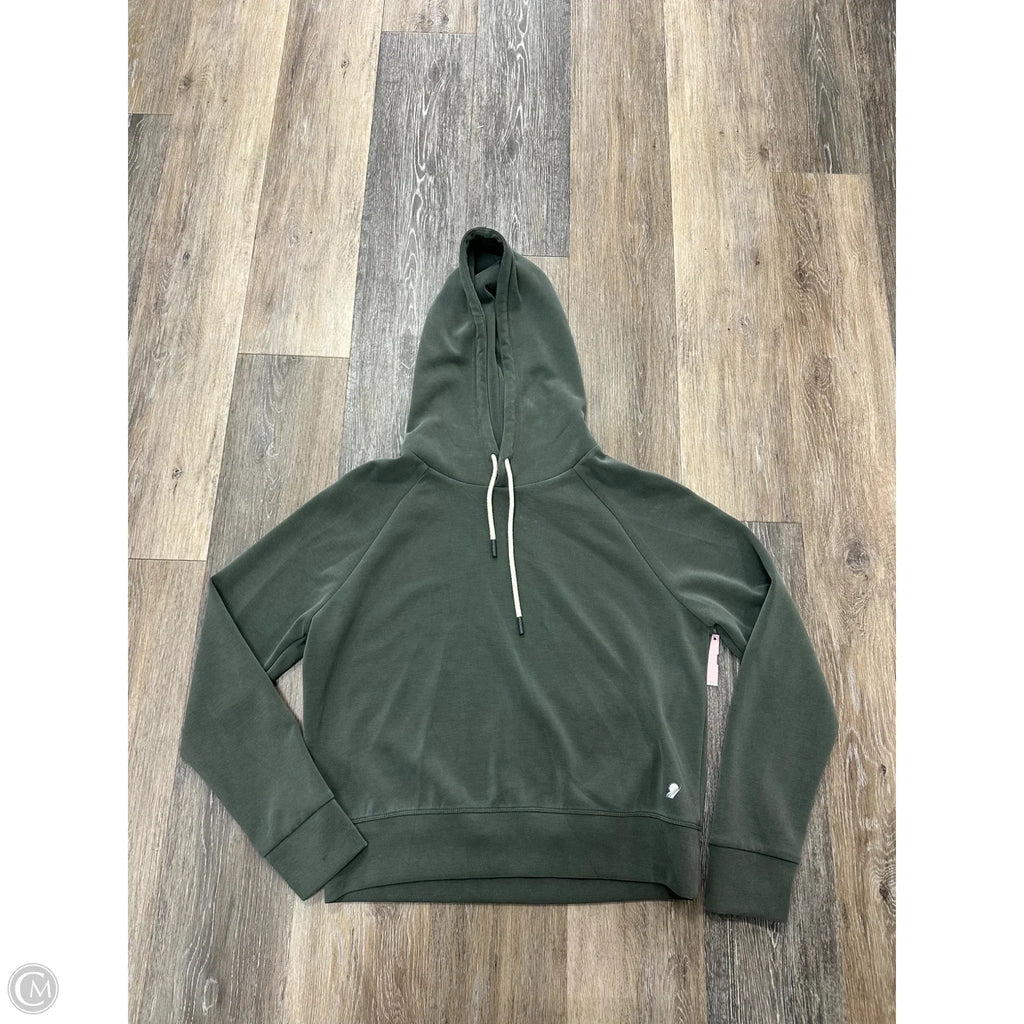 Athletic Sweatshirt Hoodie By Fundamental Coast In Green, Size: S