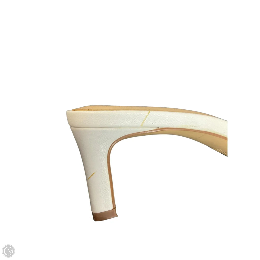 Shoes Heels Block By H&m In White, Size: 7.5