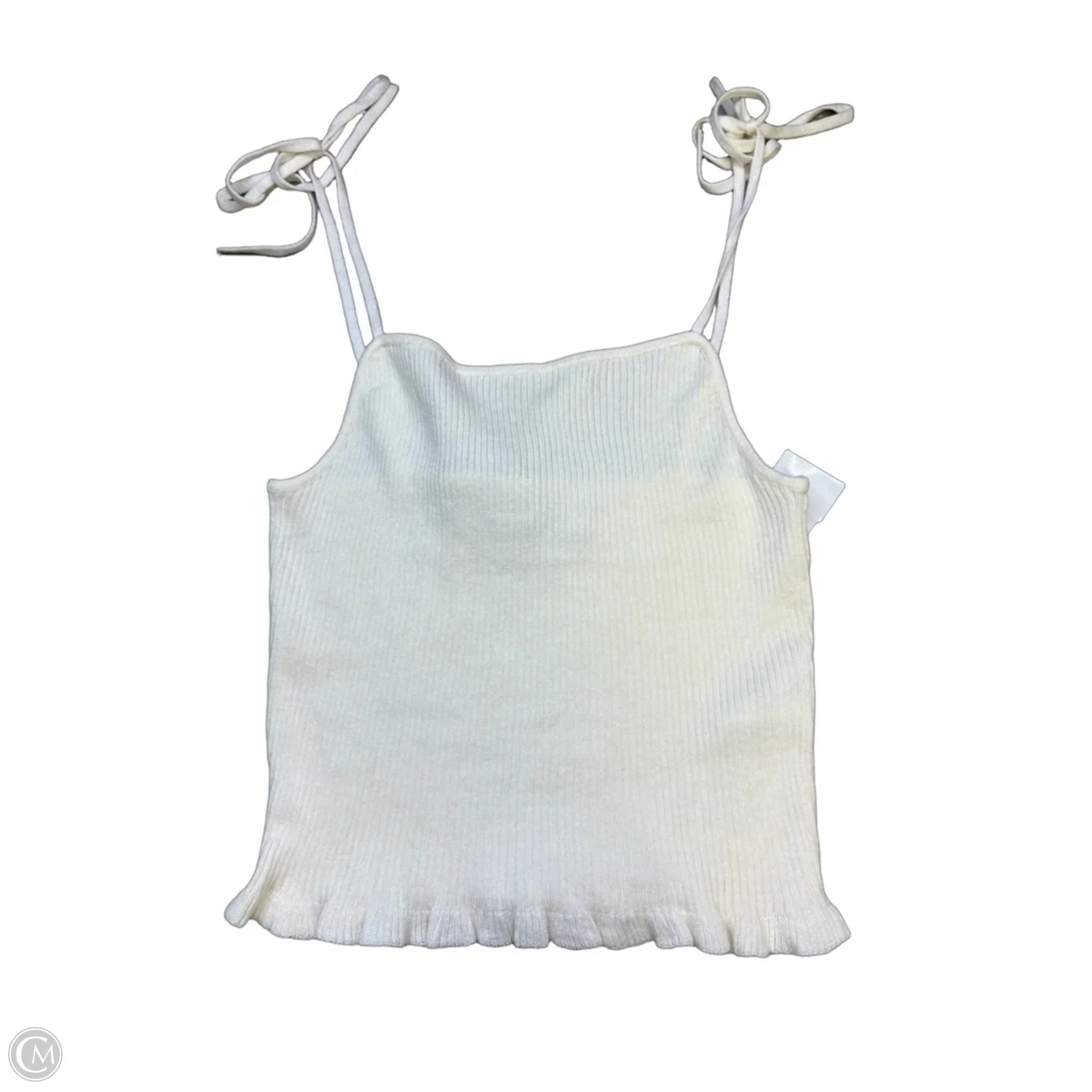 Top Sleeveless By Abercrombie And Fitch In Cream, Size: S