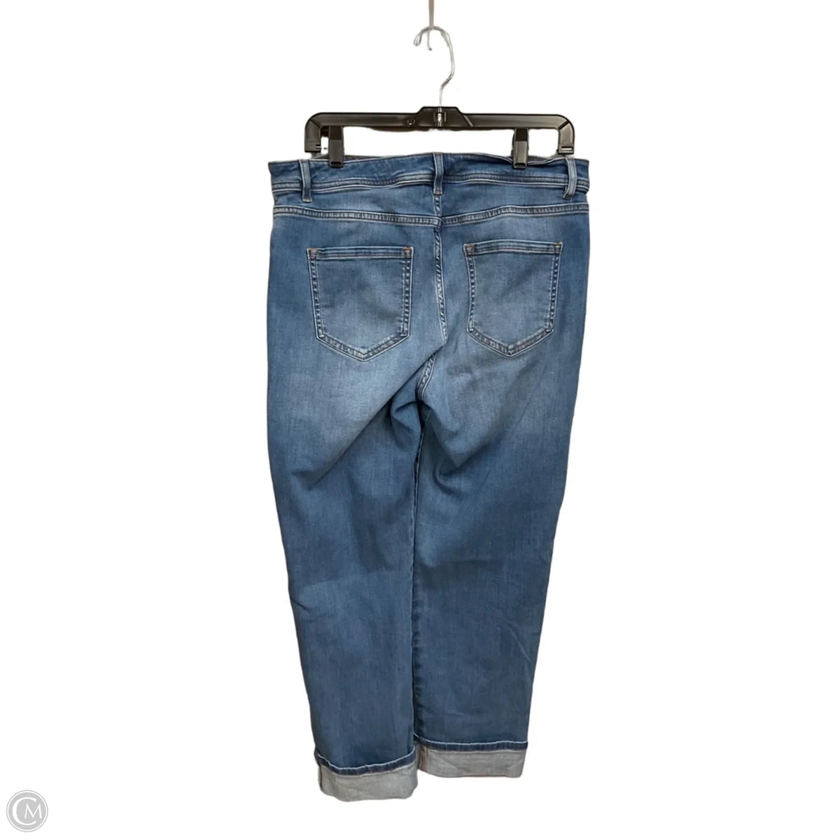 Jeans Straight By J. Jill In Blue Denim, Size: 12