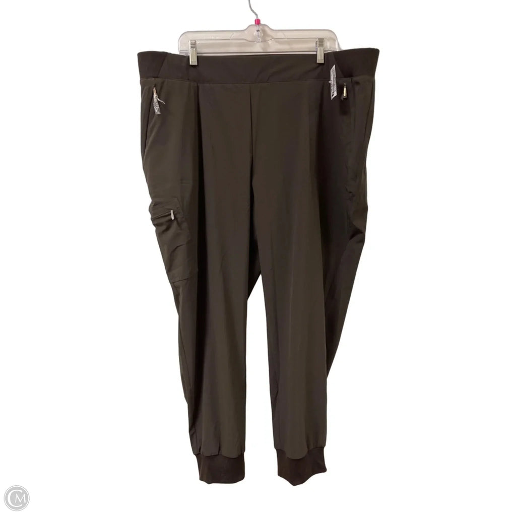 Athletic Pants By Chicos In Brown, Size: 20