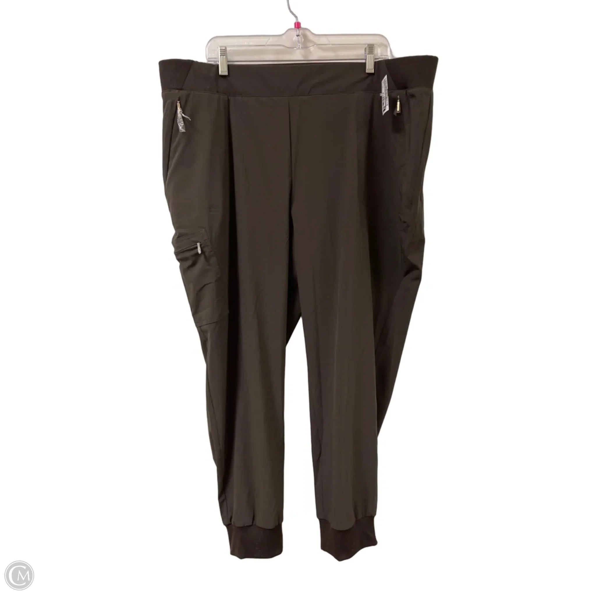 Athletic Pants By Chicos In Brown, Size: 20
