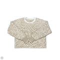 Sweater By Pilcro In Tan & White, Size: S