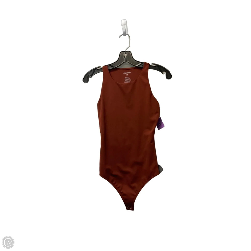 Bodysuit By Nine West Apparel In Brown, Size: Xs