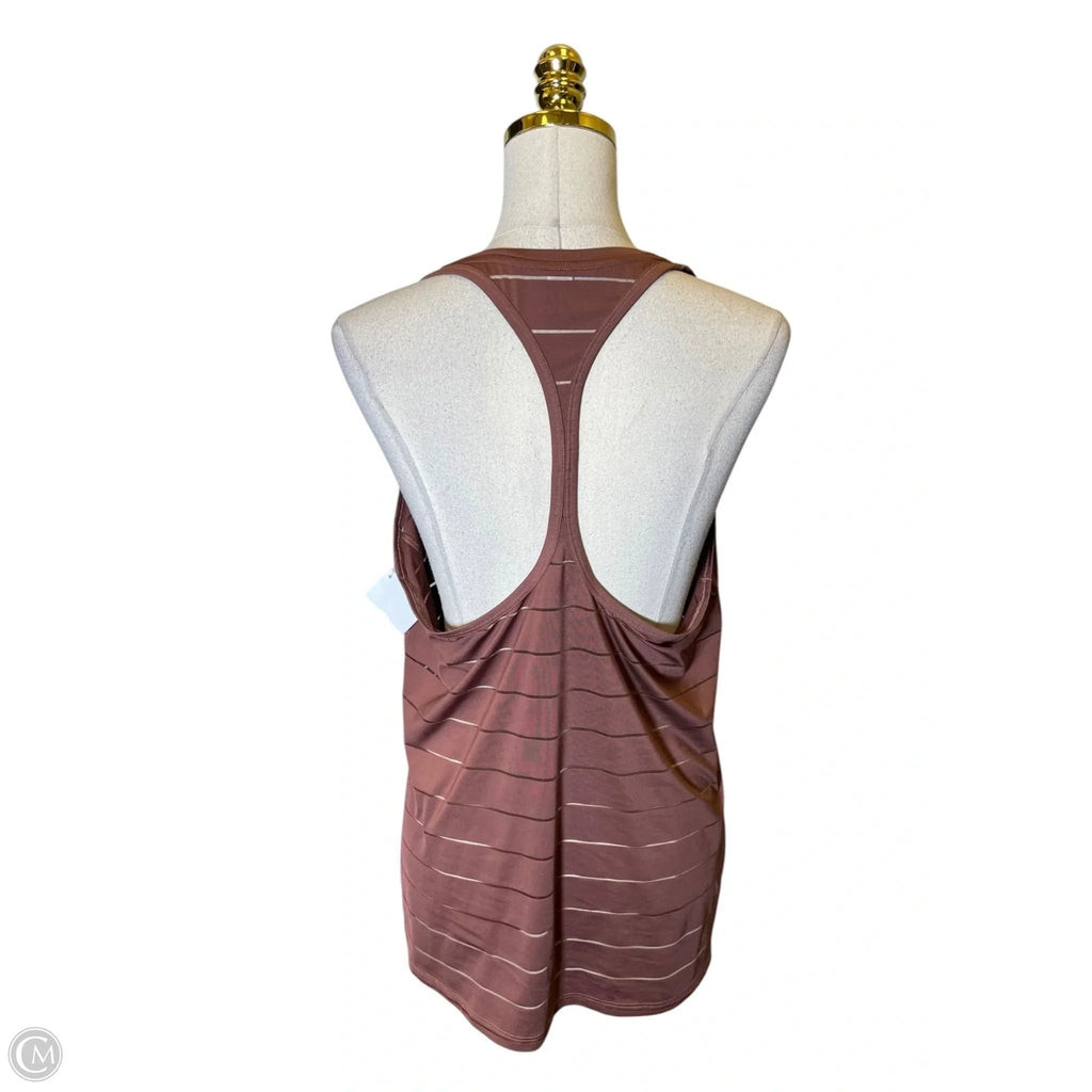 Athletic Tank Top By Athleta In Brown, Size: L