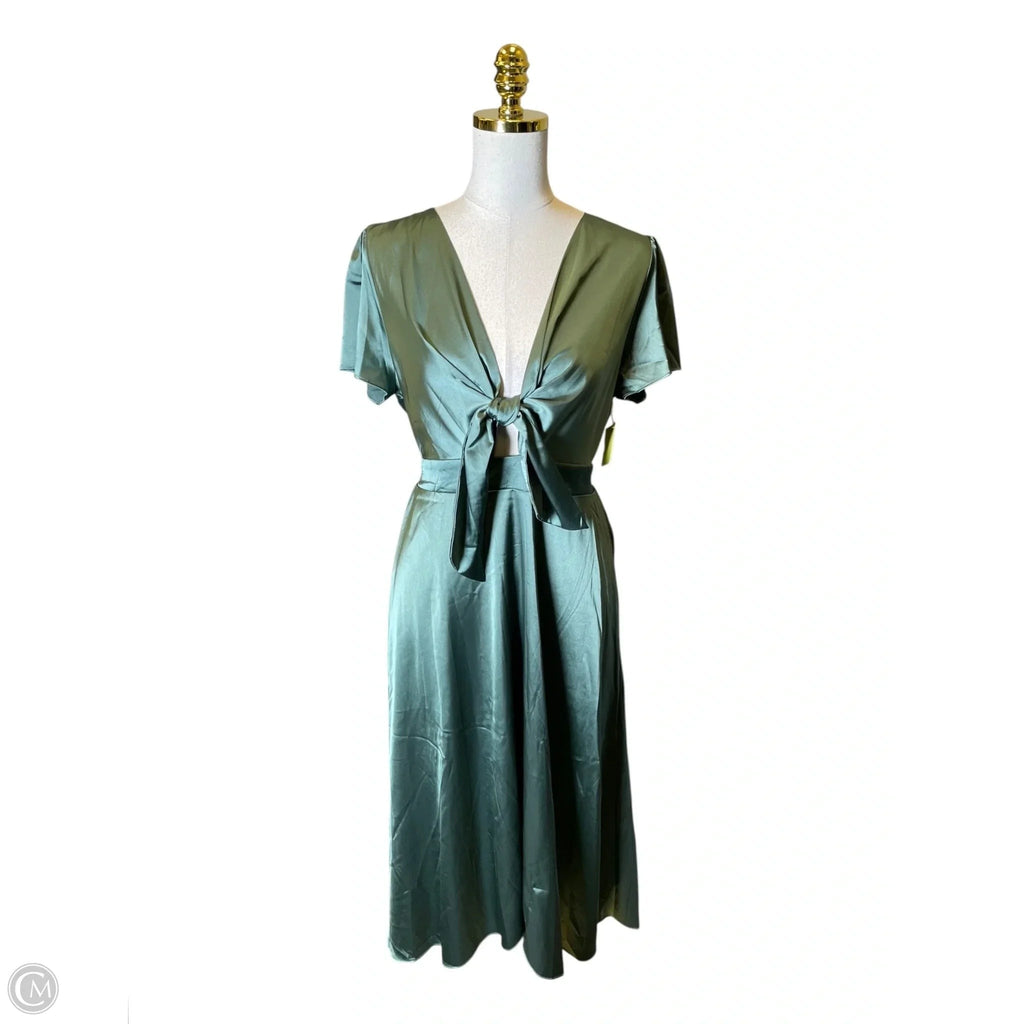 Dress Casual Midi By Baltic Born In Green, Size: L