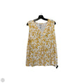 Top Sleeveless Basic By Croft And Barrow In Yellow, Size: L