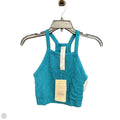 Top Sleeveless By Fabletics In Aqua, Size: M