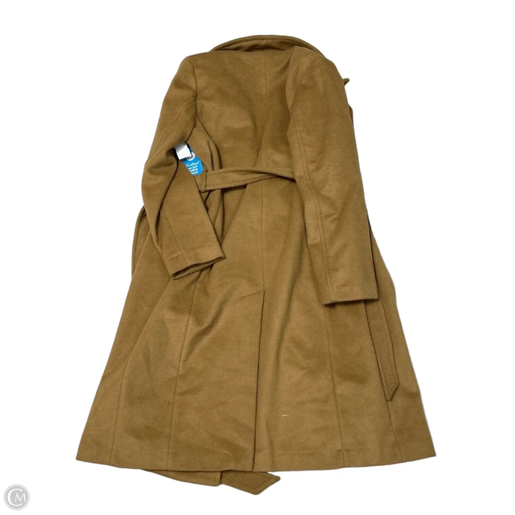 Coat Trench Coat By Michael Kors In Tan, Size: L