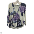 Top Long Sleeve By Chicos In Grey, Size: M