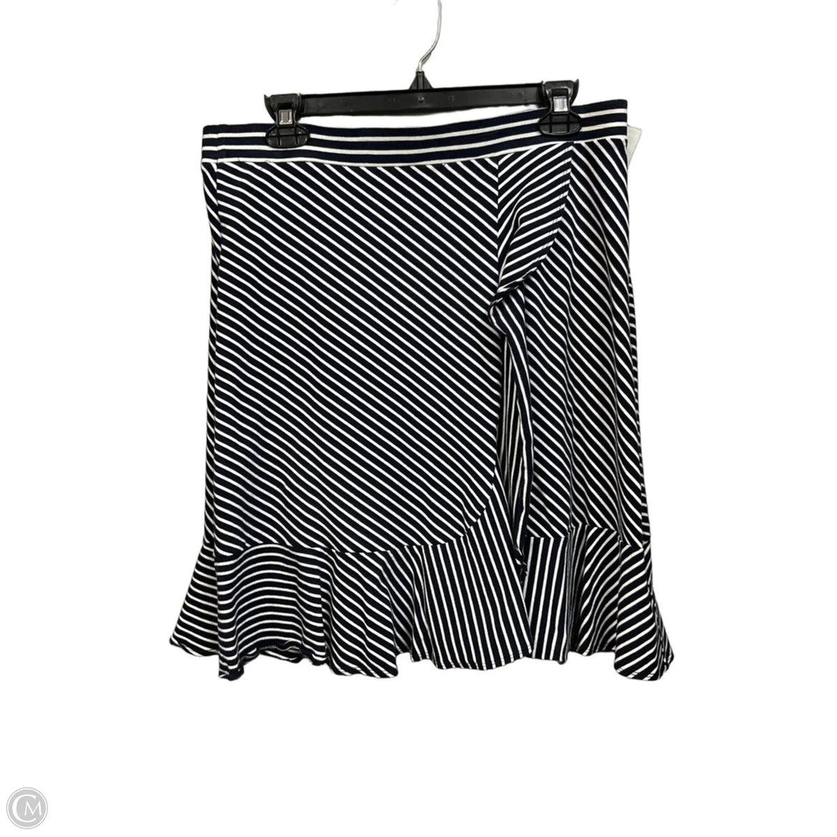 Skirt Mini & Short By Talbots In Striped Pattern, Size: 12