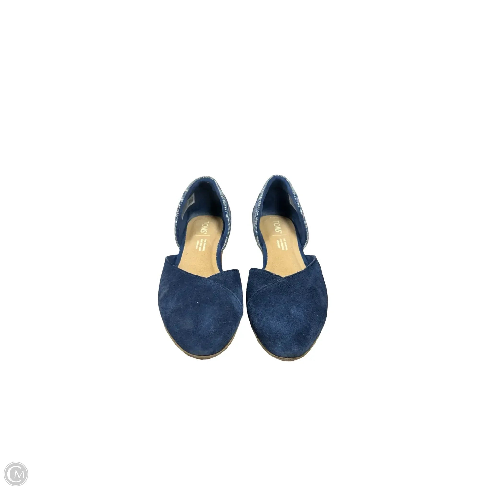 Shoes Flats By Toms In Blue, Size: 6.5