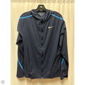 Athletic Jacket By Nike In Navy, Size: S