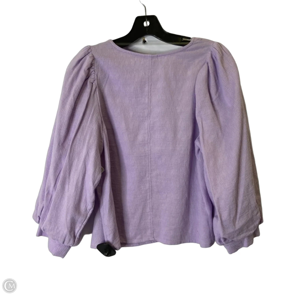 Top Long Sleeve By A New Day In Purple, Size: S