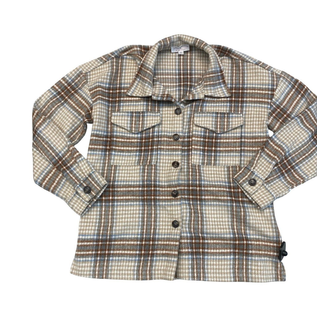 Jacket Fleece By Pink Lily In Multi, Size:S