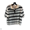 Sweater Short Sleeve By Universal Thread In Striped Pattern, Size: Xxl