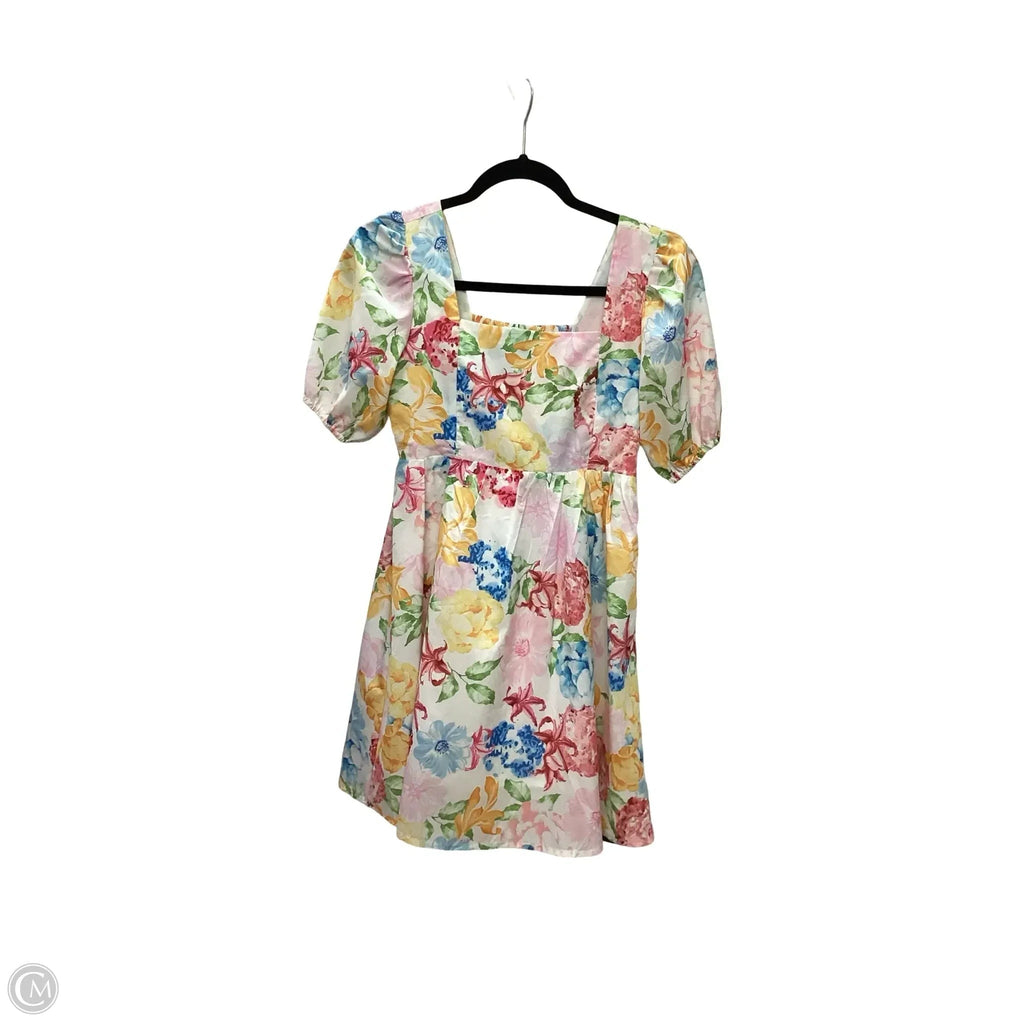 Dress Casual Short By Sunday Up In Floral Print, Size: S