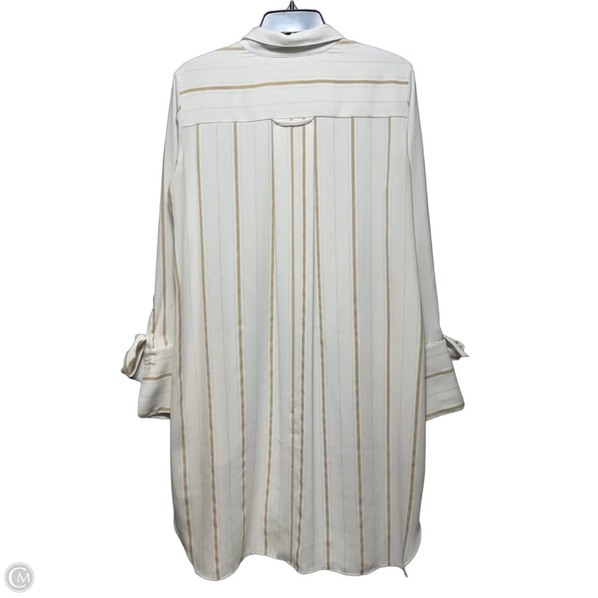Dress Casual Midi By Halston Heritage In Striped Pattern, Size: 6