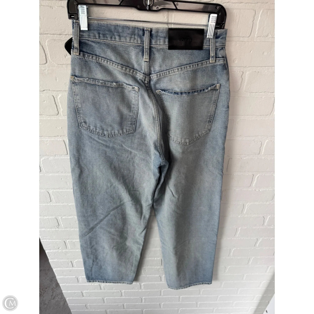 Jeans Wide Leg By 7 For All Mankind In Blue Denim, Size: 2