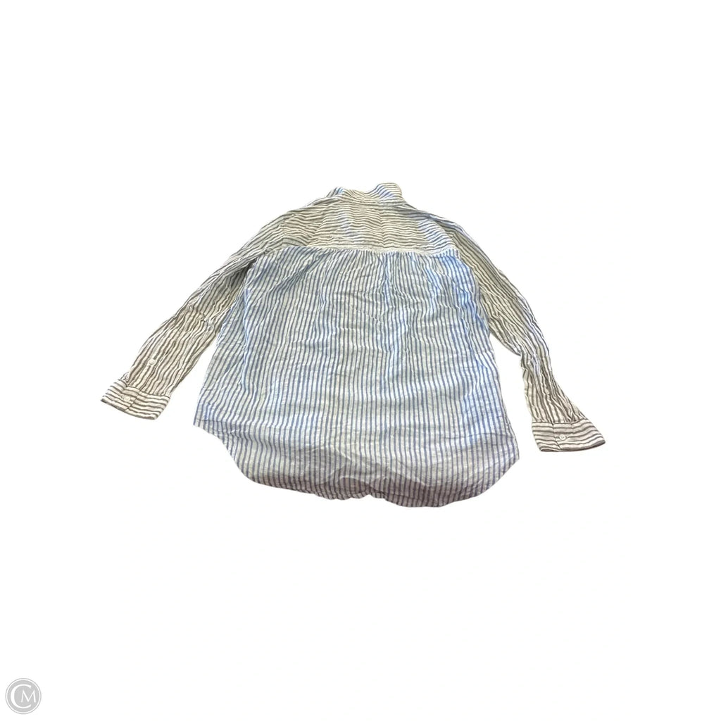 Top Long Sleeve By Sundance In Striped Pattern, Size: M