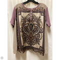 Top Short Sleeve By Oddi In Purple, Size: L