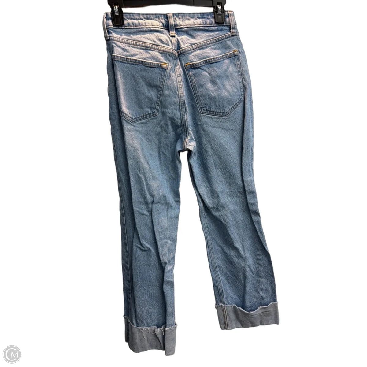 Jeans Straight By Abercrombie And Fitch In Blue Denim, Size: 4