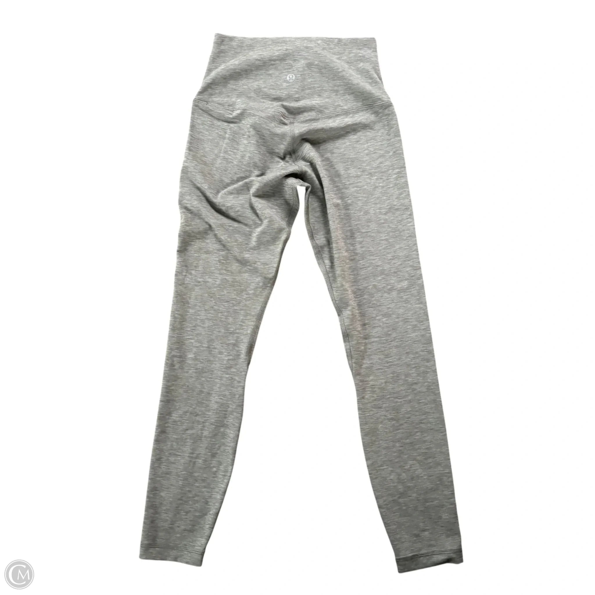 Athletic Leggings By Lululemon In Grey, Size: S