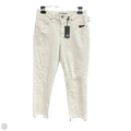 Jeans Straight By Kut In White, Size: 2