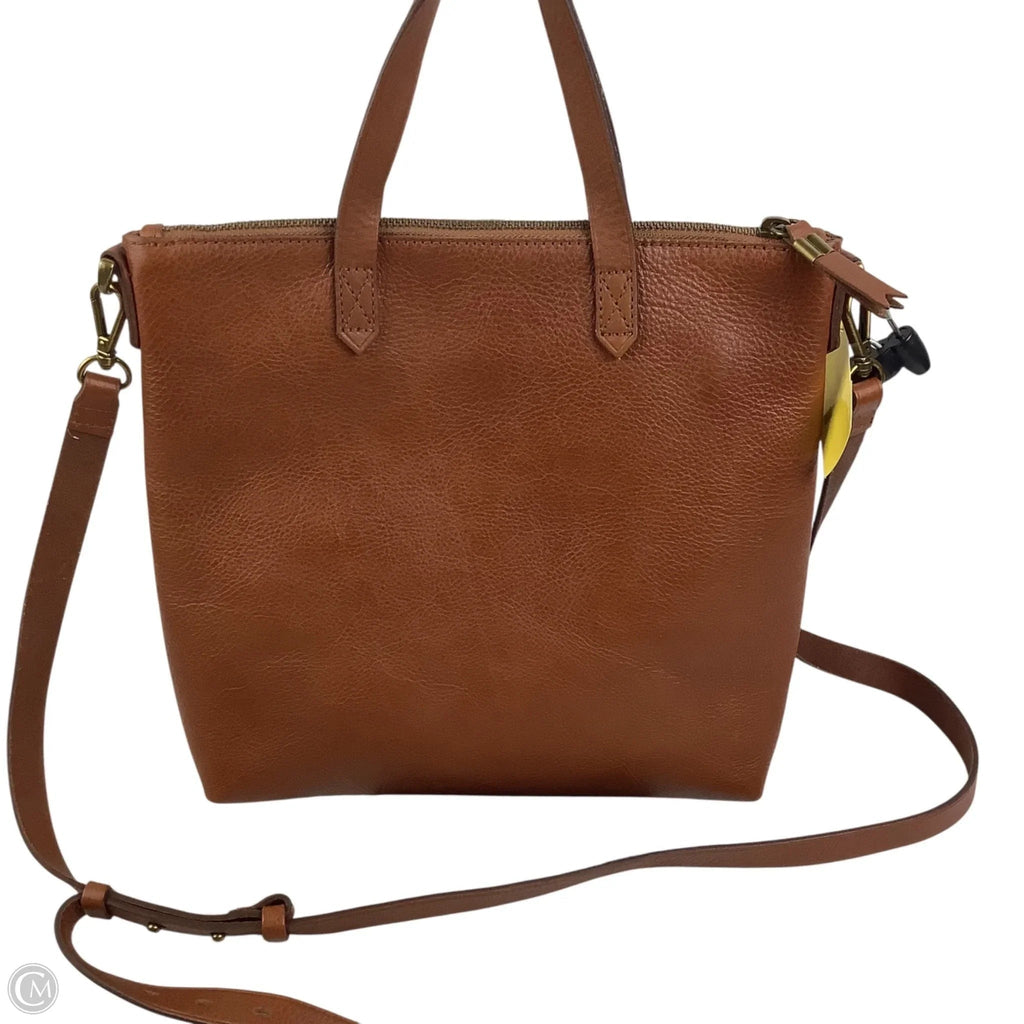 Handbag Leather By Madewell, Size: Small