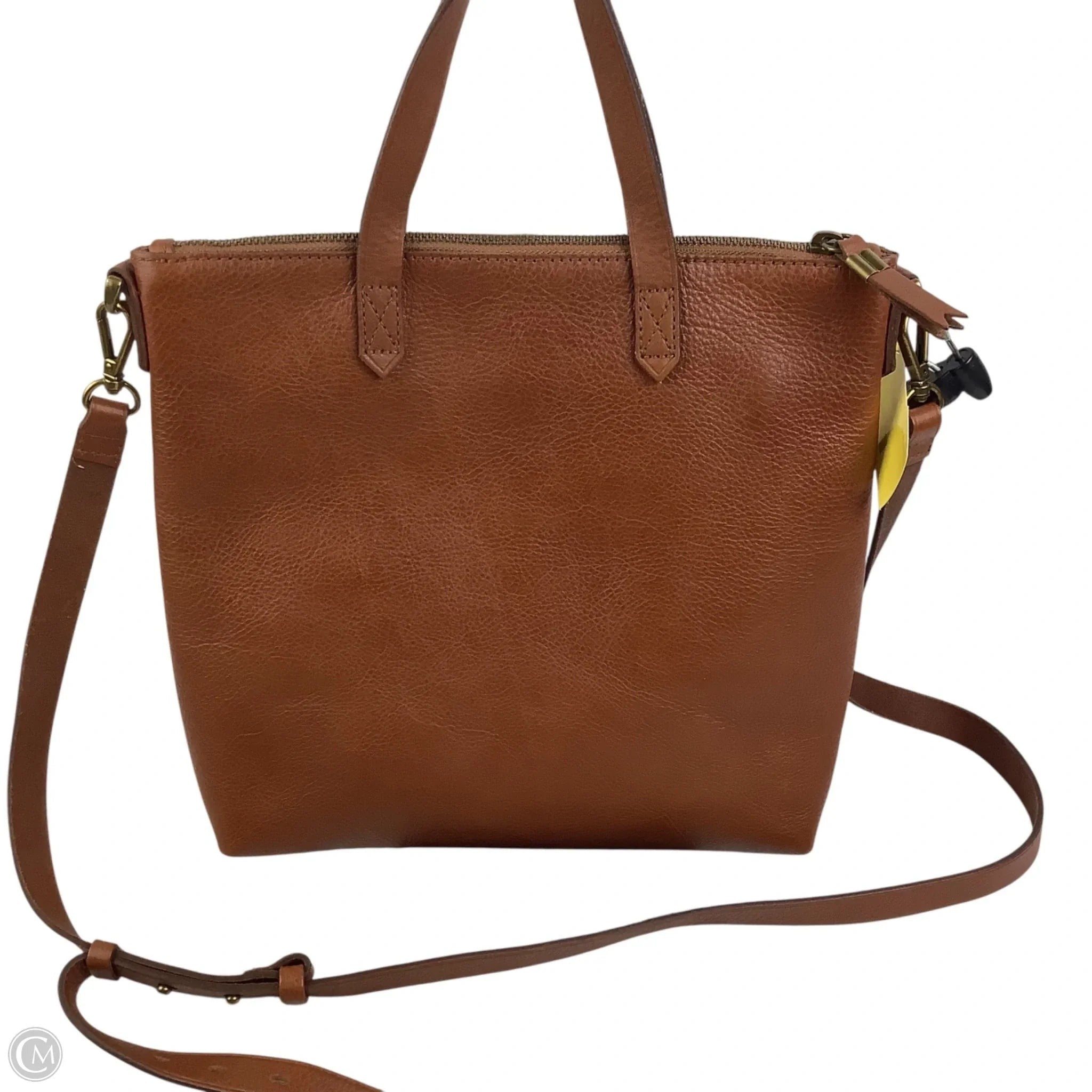 Handbag Leather By Madewell, Size: Small