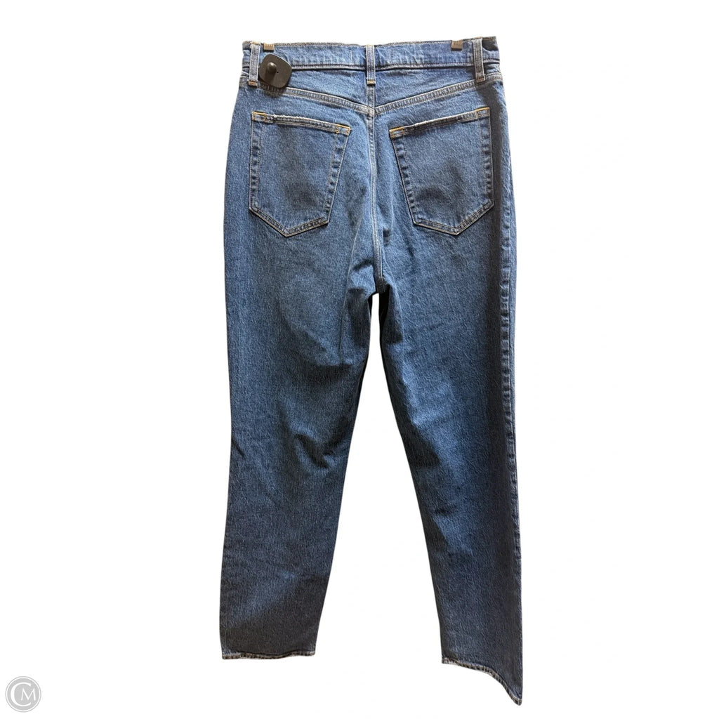 Jeans Straight By Abercrombie And Fitch In Blue Denim, Size: 12