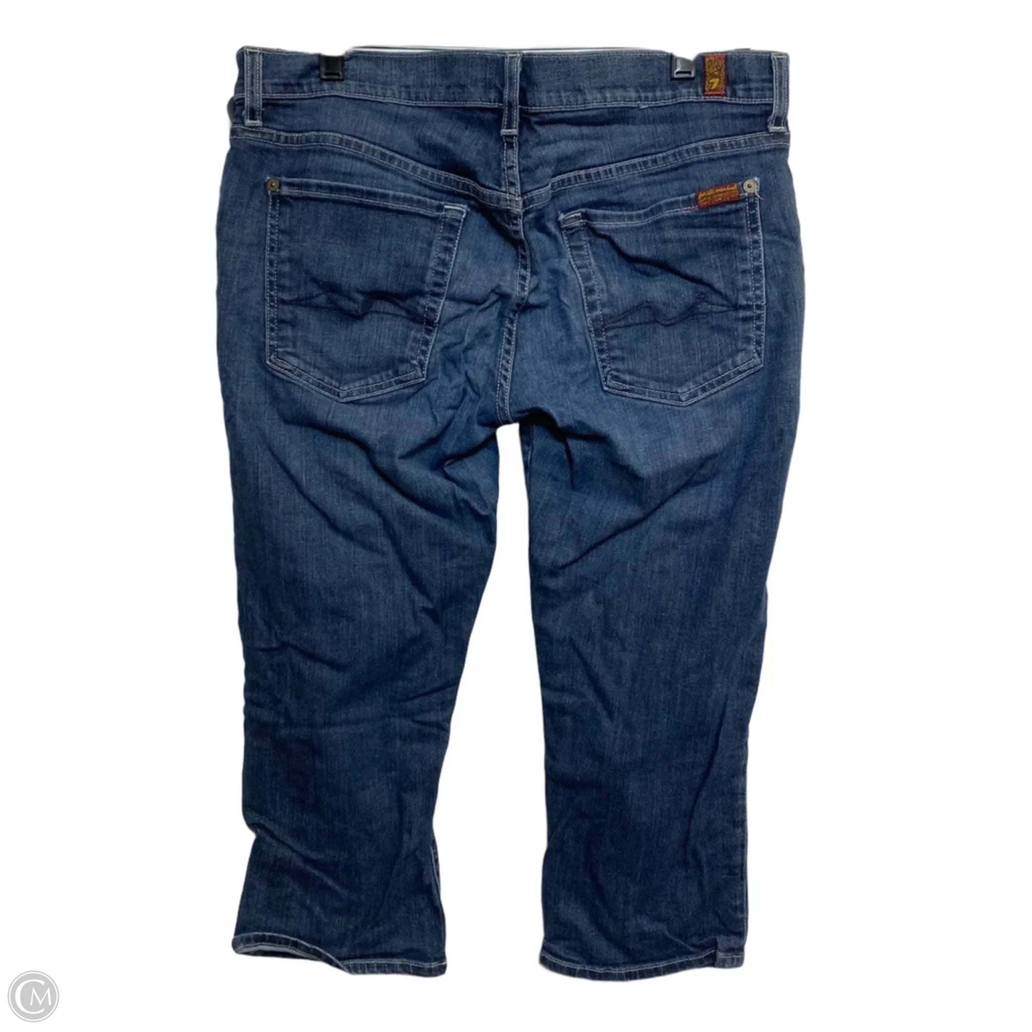 Jeans Designer By 7 For All Mankind In Blue Denim, Size: 8