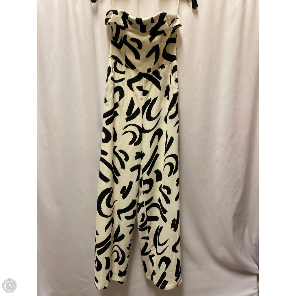 Jumpsuit By Clothes Mentor In Black & Cream, Size: S