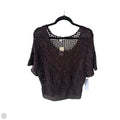 Sweater Short Sleeve By Chicos In Brown, Size: Xl