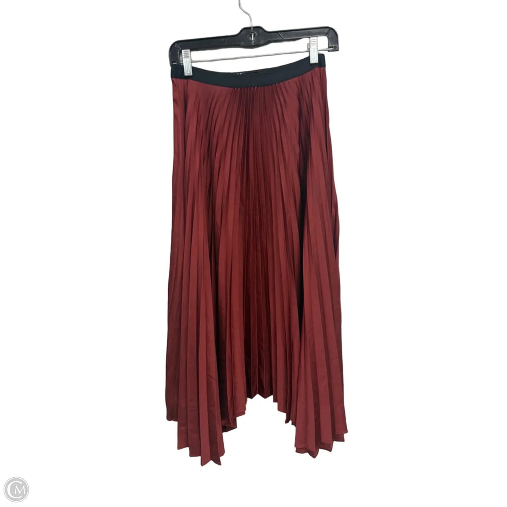 Skirt Midi By Zara In Copper, Size: M