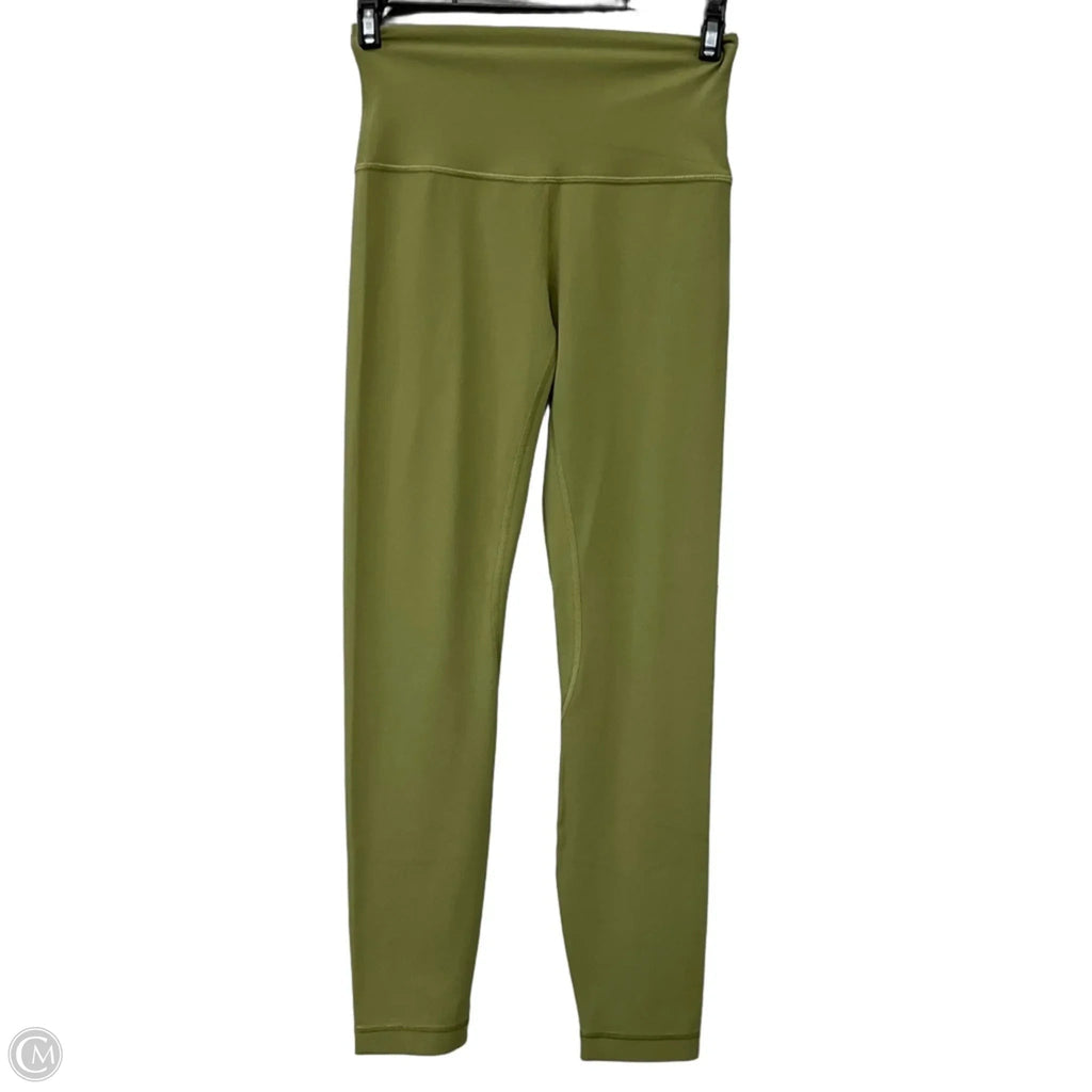 Athletic Leggings By Lululemon In Green, Size: 4