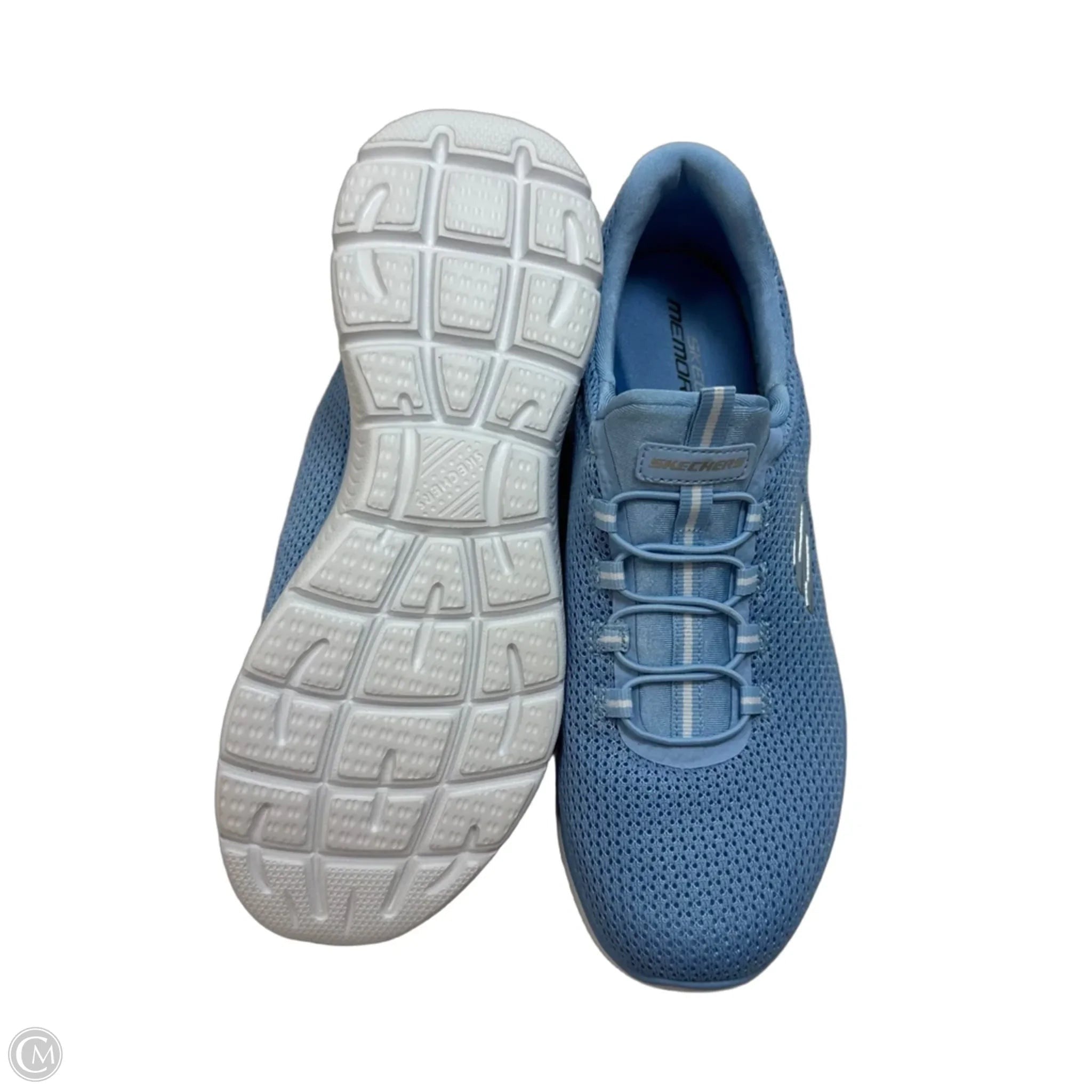 Shoes Sneakers By Skechers In Blue, Size: 9