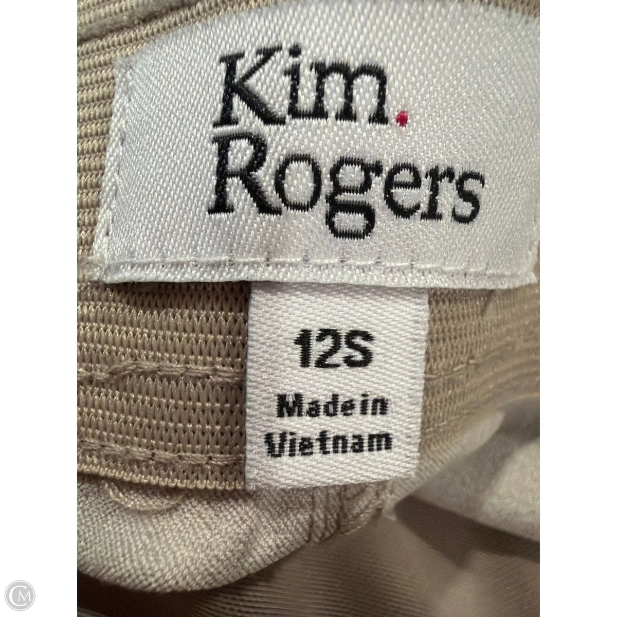 Pants Dress By Kim Rogers In Beige, Size: 12
