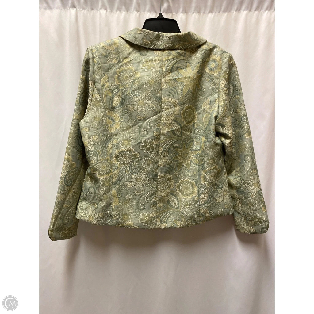 Blazer By Clothes Mentor In Green, Size: M