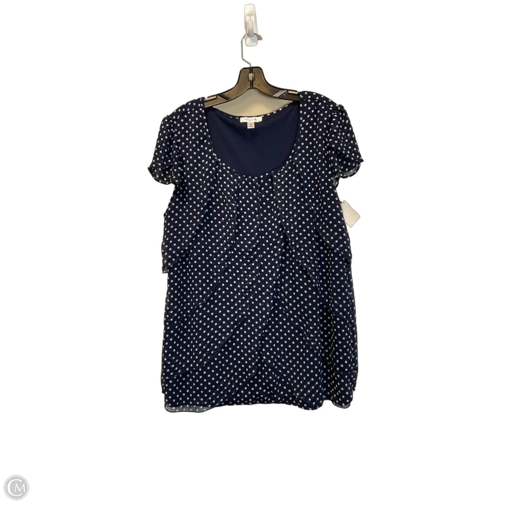 Top Sleeveless By Dressbarn In Blue, Size: 1x