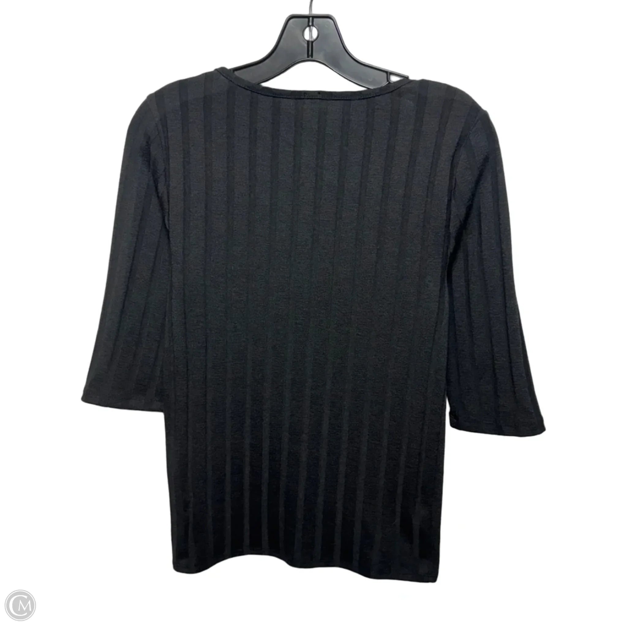 Top 3/4 Sleeve By Free People In Black, Size: L